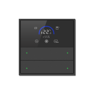 KNX Thermostat Panel Witth 4 Buttons