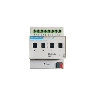 KNX Switch Actuator, 4-Fold, 20A