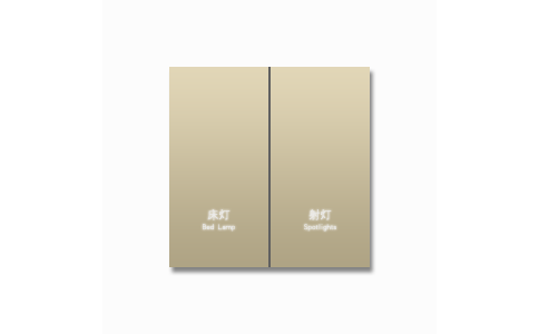 KNX 4键按键面板