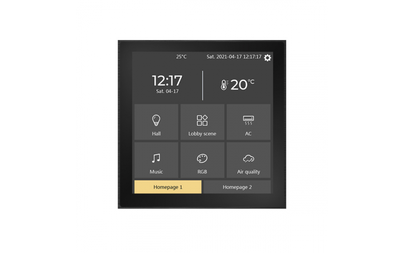 KNX 4 Inch Touch Screen Panel, High Resolution