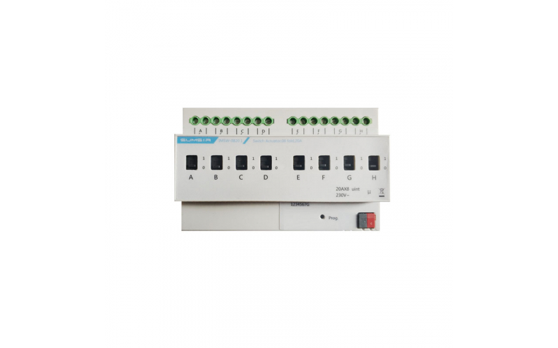 8路20A KNX开关执行器