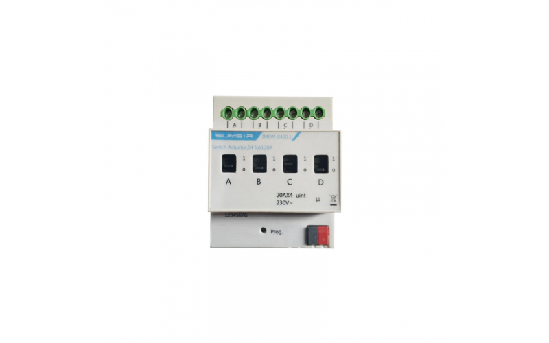 4路20A KNX开关执行器